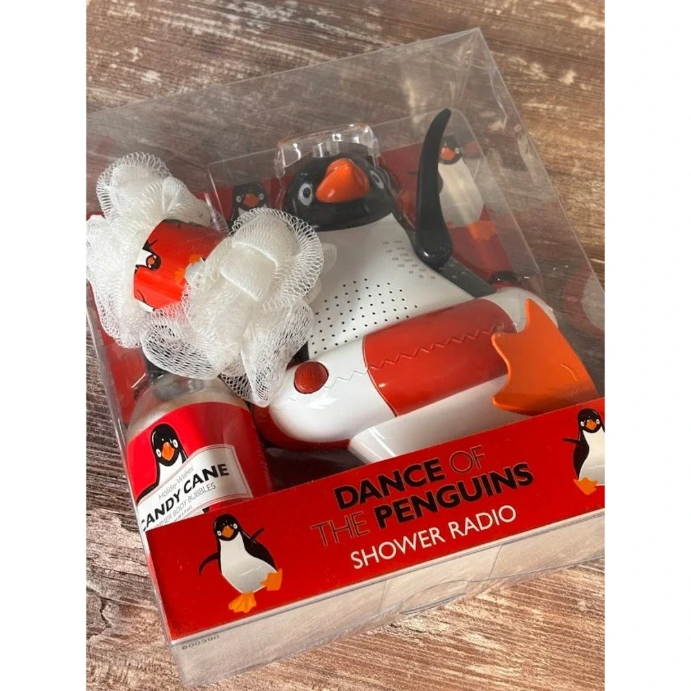 Steepletone Penguin Shower Radio‎ RARE New In Box!